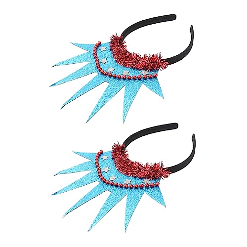 Angoily 2pcs Statue of Headband Patriotic Accessories for Women Independence Day Hair Hoop