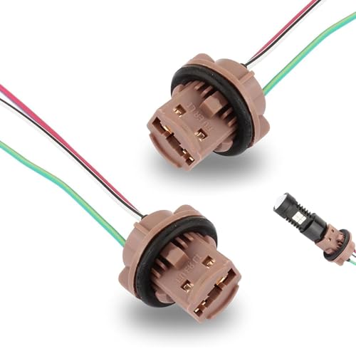 Adaptadores hembra para bombillas de freno 7443, 2 piezas miniatura 1