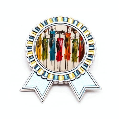 Winner Award Medal Art Africain : Le Cadeau Idéal en Broche Métal