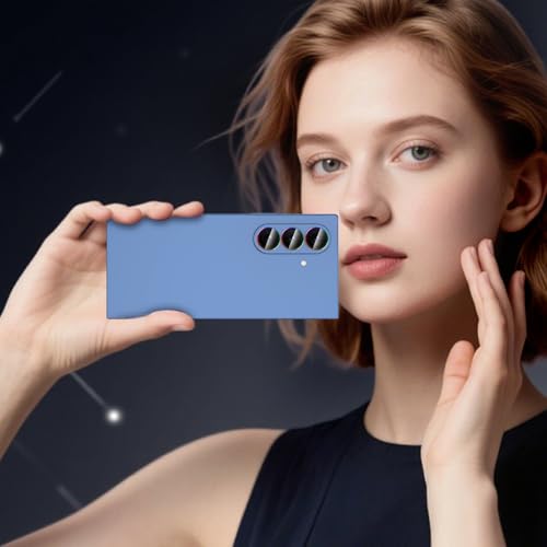 Casetego for Galaxy Z Fold 7 Camera Lens Protector,9H Hardness,Scratch Resistant,Ultra-thin Tempered Glass,Metal Individual Camera Cover for Samsung Galaxy Z Fold 7,Case Friendly,Light Colorful - image 7