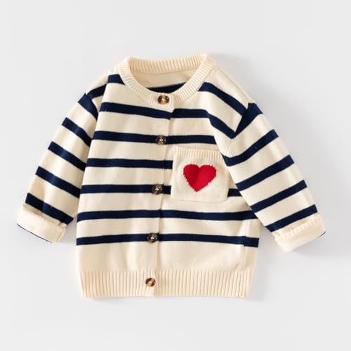 Toddler Baby Girls Cotton Knit Sweater Cardigan Kids Long Sleeve Coat Fall Winter Clothes Tops3