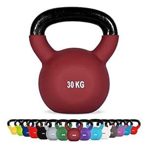 Kettlebell Professional Neopren 2 – 30 kg inkl. Übungsposter Kugelhantel