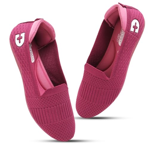 Image of DOCTOR HEALTH SUPER SOFT Women's Memory Foam Walking & Running Shoes | Lightweight Slip-On Sneakers for Gym, Training, Casual & Everyday Use | Flexible, Soft Cushion Athletics for Ladies & Girls