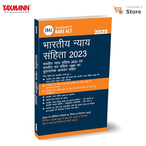 Taxmann's Bharatiya Nyaya Sanhita (BNS) 2023 | Hindi – Comprehens...