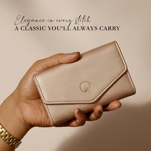 Image of Carlton London Mayfair Elegance Gift Set for Women - Blush Eau De Parfum 30ml, Travel Perfume Spray & Stylish Beige Wallet | Luxury Fragrance & Wallet Combo for Birthday, Anniversary & Wedding Gift