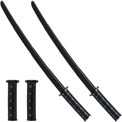 2PCS 3D Printed Gravity Retractable Samurai Sword Model Toys, Telescopic