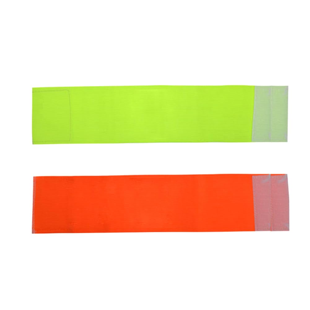 TopTie 50 PCS Personalizzato Calcio Calcio Capitano, Braccialetto Riflettente Personalizzato per Runners