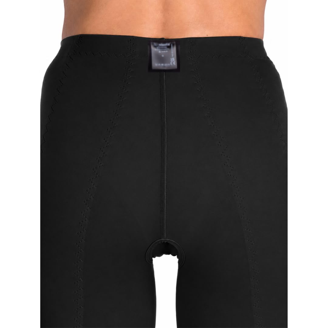 LIPOELASTIC® TF Variant - Guaina di Compressione Post-operatoria (liposuzione Basso Addome, Glutei, Zona pelvica, Fianchi e Cosce) (Nero, M)
