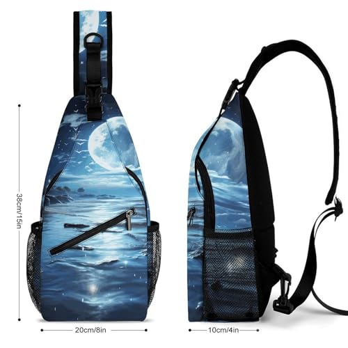 Mochila casual tipo bandolera para viaje y senderismo miniatura 2