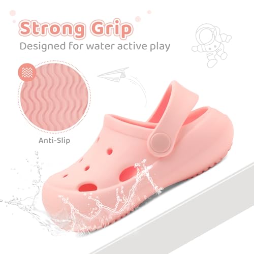 toddler classic clogs skin-friendly comfy lightweight boys girls slip on water shoes