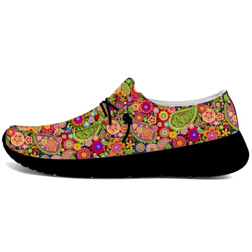 Quorax Slip-on Shoes for Women Men Paisley Loafers Casual Walking Shoes Gifts for Men Women2