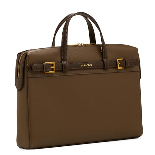 Image of Miraggio Shalom Laptop Bag | 14 inch Padded Laptop Sleeve With Adjustable & Detahcable Strap | Unisex Laptop Bags For Office | Laptop Cover Bag
