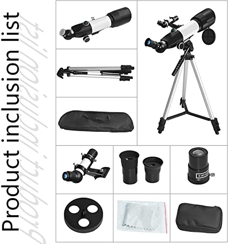 Telescopio astronómico refractor 70 mm apert. 500 mm focal miniatura 4