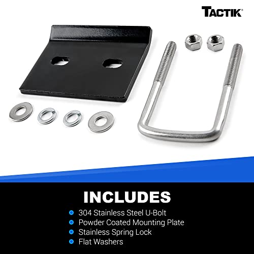 Tactik Hitch Tightener Anti Rattle Stabilizer - Anti Rattle Hitch Tightener - Hitch Stabilizer For 1.25" To 2" Hitches - Prevents Rattle On Hitch Mount Trailers, Cargo Carriers, Bike Racks And More #TOP3
