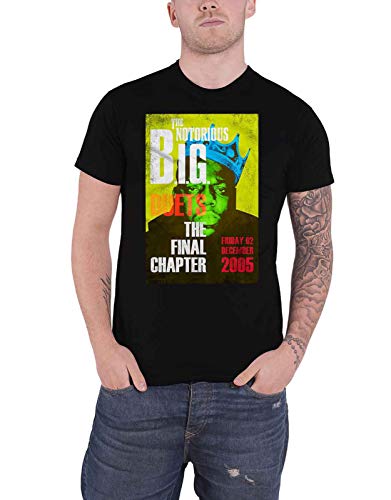 Image of Biggie Smalls Official T Shirt Duets The Final Chapter Notorious Big Mens - Black - Small