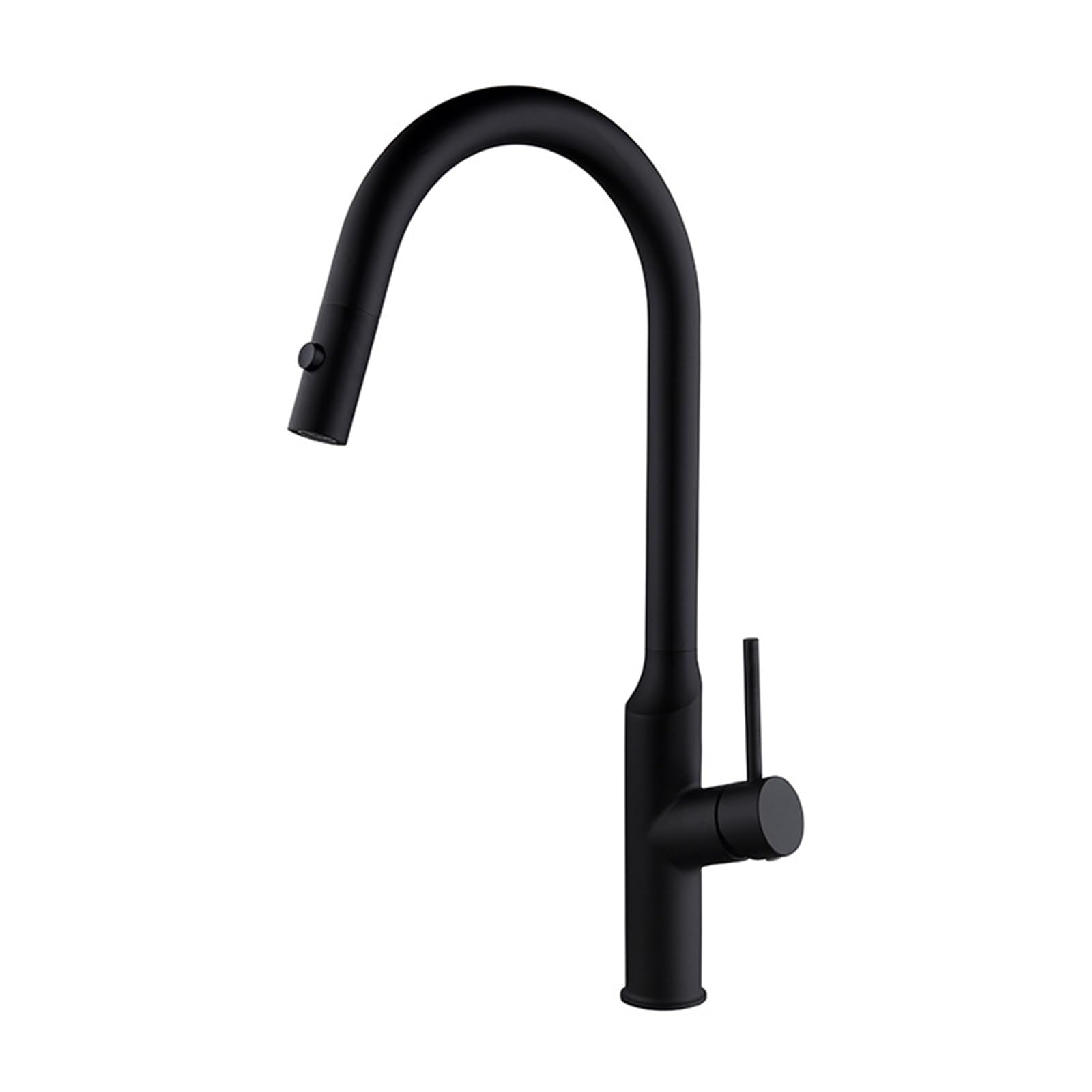Stainless Steel Kitchen Mixer Tap with Pull Out Spray and 360° Rotation Brushed Gold Finish