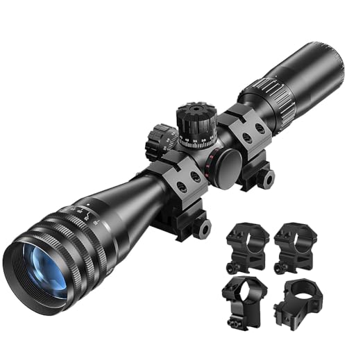 Paike Zielfernrohr 6-24x50 AOE Rot Grün Blau Beleuchtet Mit...