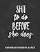 Produktbild Shit to Do Before She Does Matron of Honor Planner: Funny Bridal Party Tasks and Party Planner for Things to do, Important Dates, Trackers & More: Maid of Honor Gift