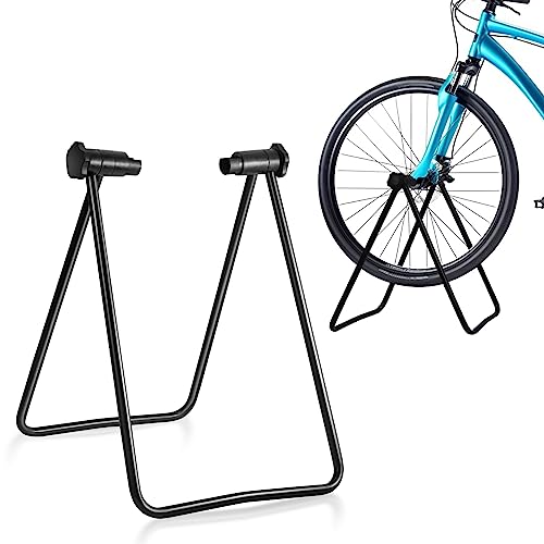 自転車スタンド メンテナンススタンド 折りたたみ式 スチール製 錆びにくい ロードバイクスタンド サイクルスタンド 自転車用ディスプレイスタンド 前輪 後輪 対応可能 駐輪スタンド 工事不要 調整可能 室内 屋外 転倒防止 折りたたみ式自転車スタンド メン