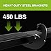 AUTOSAVER88 6 Inches Running Boards Compatible with Chevy Silverado/GMC Sierra 2019-2026 1500, 2020-2026 2500HD 3500HD Crew Cab, Black Side Steps Stainless Steel Nerf Bars