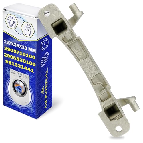 Bisagra Lavadora para Puerta 127x39x33 mm con Código Original 2905710100 2905820100 931331441 para Smeg para Beko   Garantía de 10 Años   MONTERAL