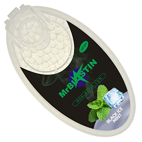 MrBlastin 100 Menta Nera Ghiacciata palline per filtro sigaretta, 16