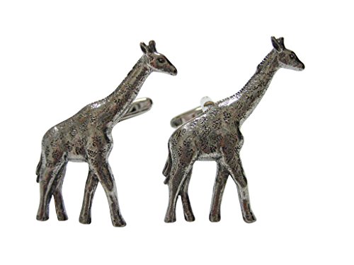 Kiola Designs Mancuernillas con Diseño de Jirafa miniatura 1