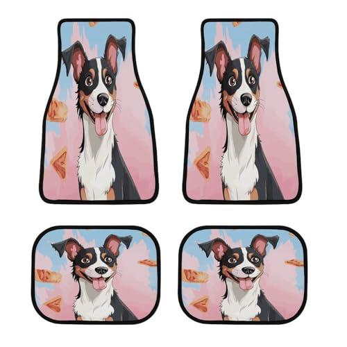Tapis de sol voiture Rat Terrier (lot de 4) universels avant et arrière pour auto