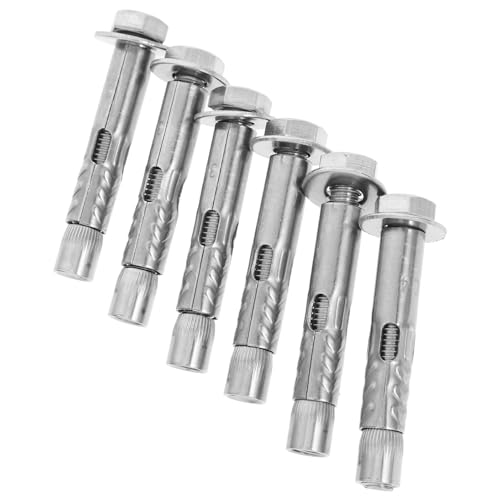 GALPADA 6pcs pernos de expansión con tuercas hexagonales de acero inoxidable