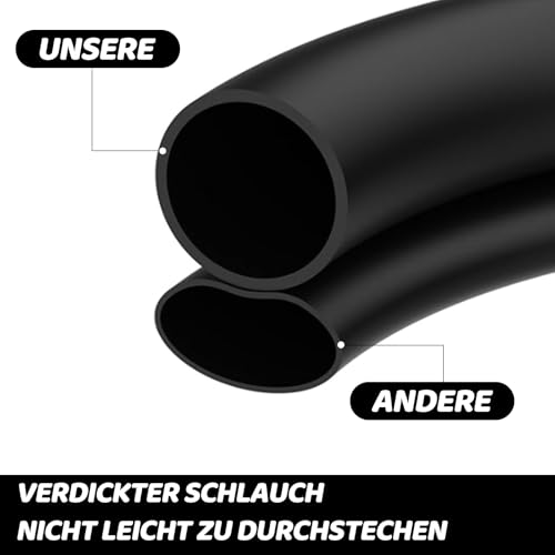 2 Stück 10x2.125 E-Scooter Schlauch, Ersatzschlauch für Xiaomi E Scooter 4/4 Pro, Kinderwagen, Kinderfahrrad & Baby Jogger, 10 Zoll Verdickter Reifenschlauch, Verschleißfest & Stoßdämpfend