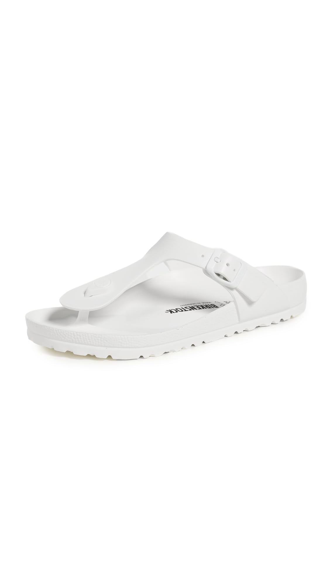 Birkenstock Essentials Unisex Gizeh EVA Sandals White 37 M EU (US Women's 6-6.5) Regular