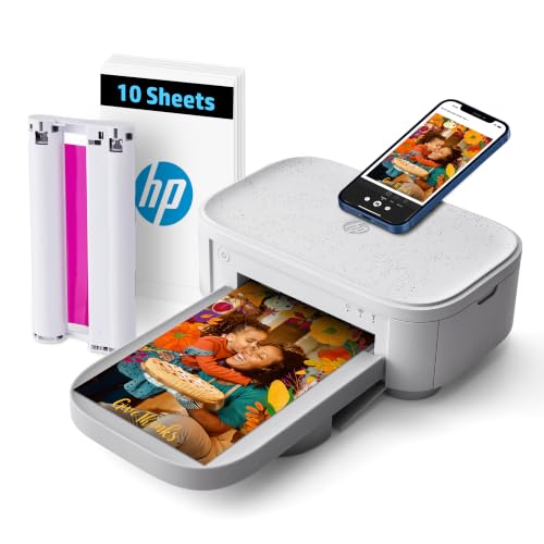 HP Sprocket Studio Plus 4x6 Wireless Instant Photo Printer...