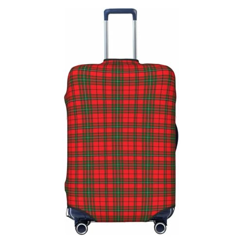 Clan Macaulay Tartan Luggage Cover, Protective Washable Suitcase Cover - Travel Fashion Elastic Suitcase Protector Medium