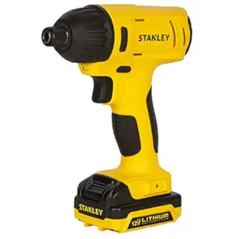 STANLEY SCI121S2-B1 10.8V 6.5mm Cordless Impact Drill Driver-1x1.5Ah Battery Included