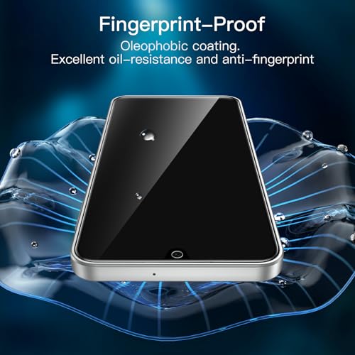 JETech Protector Pantalla para Samsung Galaxy A17 5G / 4G 6,7 Pulgadas con Protector Lente Cámara, Cristal Vidrio Templado 9H, HD Claro, 2 Paquetes Cada Uno - imagen 6