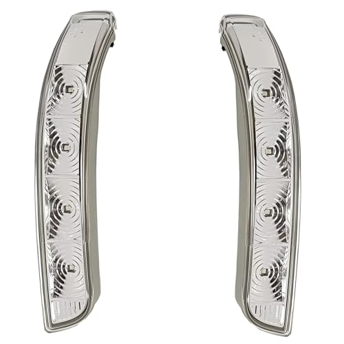 Outside Mirror Signal Lamp 4 LEDs Left Right, for Kia Sorento 2011-2015 2.4L 3.3L 3.5L, Replace 87613-2P000 87623-2P000 (FL+FR)