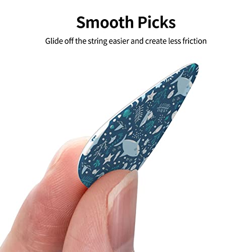 Ensemble de 12 médiators de guitare Blue Fish mignons pour guitare acoustique, guitare électrique, contrebasse, ukulélé - Les Beatles, Paul McCartney, John Lennon, RIngo Starr, George Harrison Ensemble de 12 médiators de guitare Blue Fish mignons pour guitare acoustique, guitare électrique, contrebasse, ukulélé – Image 4