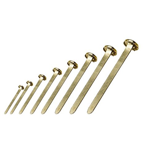 Fermacampioni Ottonati N.5 Da 25 Mm - Confezione Da 100 Pezzi Per Cucito E Falegnameria - Foto 7