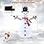 Tangkula 6 FT Lighted Pop-Up Christmas Snowman, Indoor Outdoor Christmas Decoration with 180 Pre-Lit LED Lights, Collapsible Snowman with Hat & Scarf for Home, Yard, Garden, Xmas Holiday Decoration