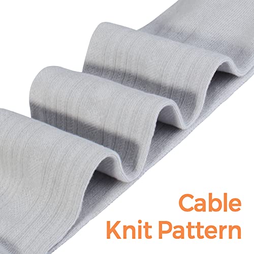 Baby Girls Cable Knit Tights Toddler Leggings Winter Warm Stockings Footed Dance Pantyhose Solid Knit Pants for Kids2