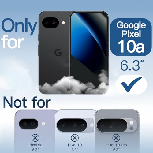 Image of JETech Case for Google Pixel 10a, Anti-Yellowing, Black