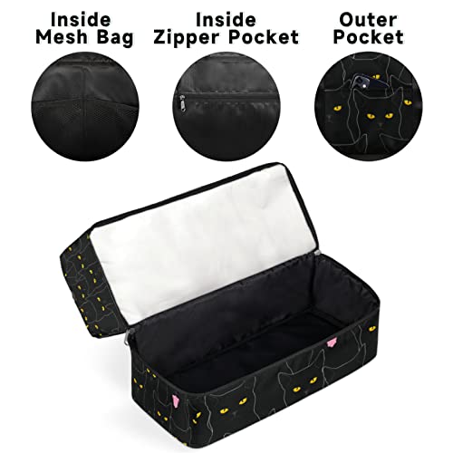 Pardick Travel Duffel Bags for Men Women Weekender Bag Overnight, Carry On Tote Luggage Bag for Vacation Trip Camping Gym (Cat)4