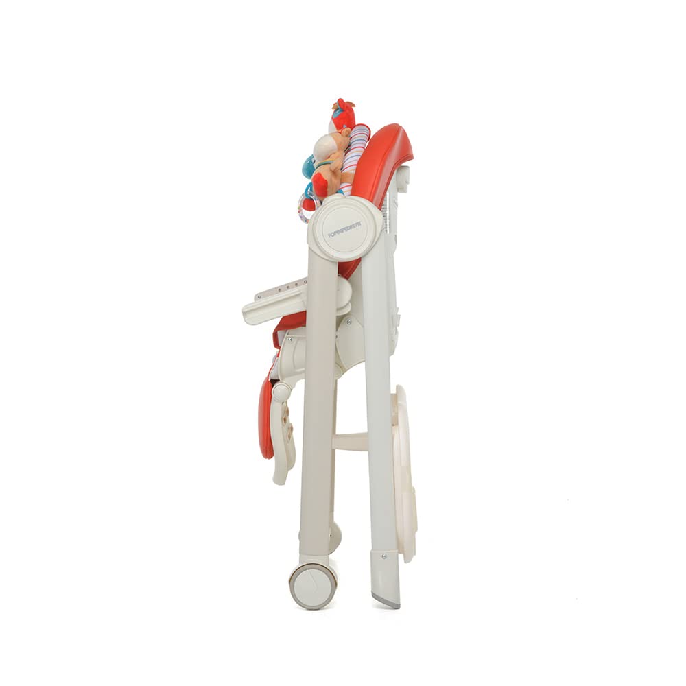 Foppapedretti Seggiolone Sdraietta Misterchef, bambini da 0 a 3 anni (fino a 15 Kg), Seduta/Poggiapiedi/Schienale Regolabili, Cesto Porta Oggetti, Stabile, con Imbottitura Lavabile, Circus
