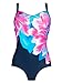 Produktbild Naturana Schalen Badeanzug ohne Bügel 73130, 38B, Marine-türkis-Fuchsia