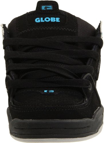 Image of Globe Mens Fusion Skate Shoes, Black /Grey Blue, 6 M US Big Kid