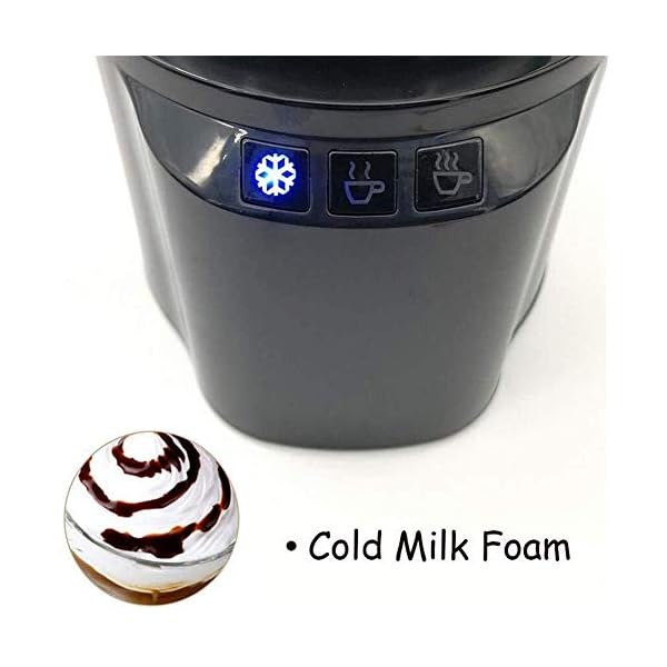 LGR Espumador de Leche automático, vaporizador de Leche eléctrico, Interior Antiadherente con Jarra Desmontable, para… - Imagen 4