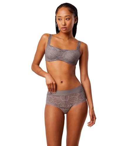 Triumph Damen Body Make-Up Illusion Lace Shorty, Pigeon Grey, 36