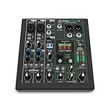 MACKIE ProFX6v3+ mezclador analógico de 6 canales, modos de grabación USB y Bluetooth