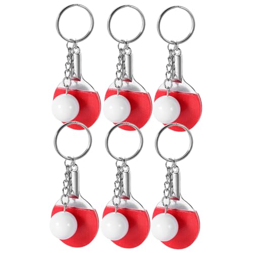 Pendentifs de clé forme de petite balle de ping-pong lot de 18 - 4