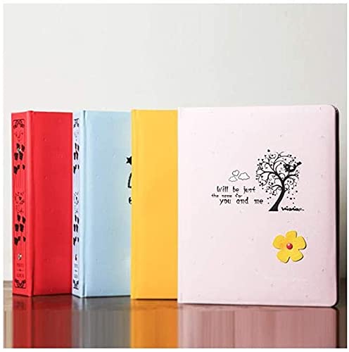 Album fotograficzny 15 cm, 200 cm, kreskówka, skóra, wkładka, książka, wspomnienia o wzroście dla dzieci, książeczka podróży, 26 x 21 x 5,6 cm, kolor: różowy